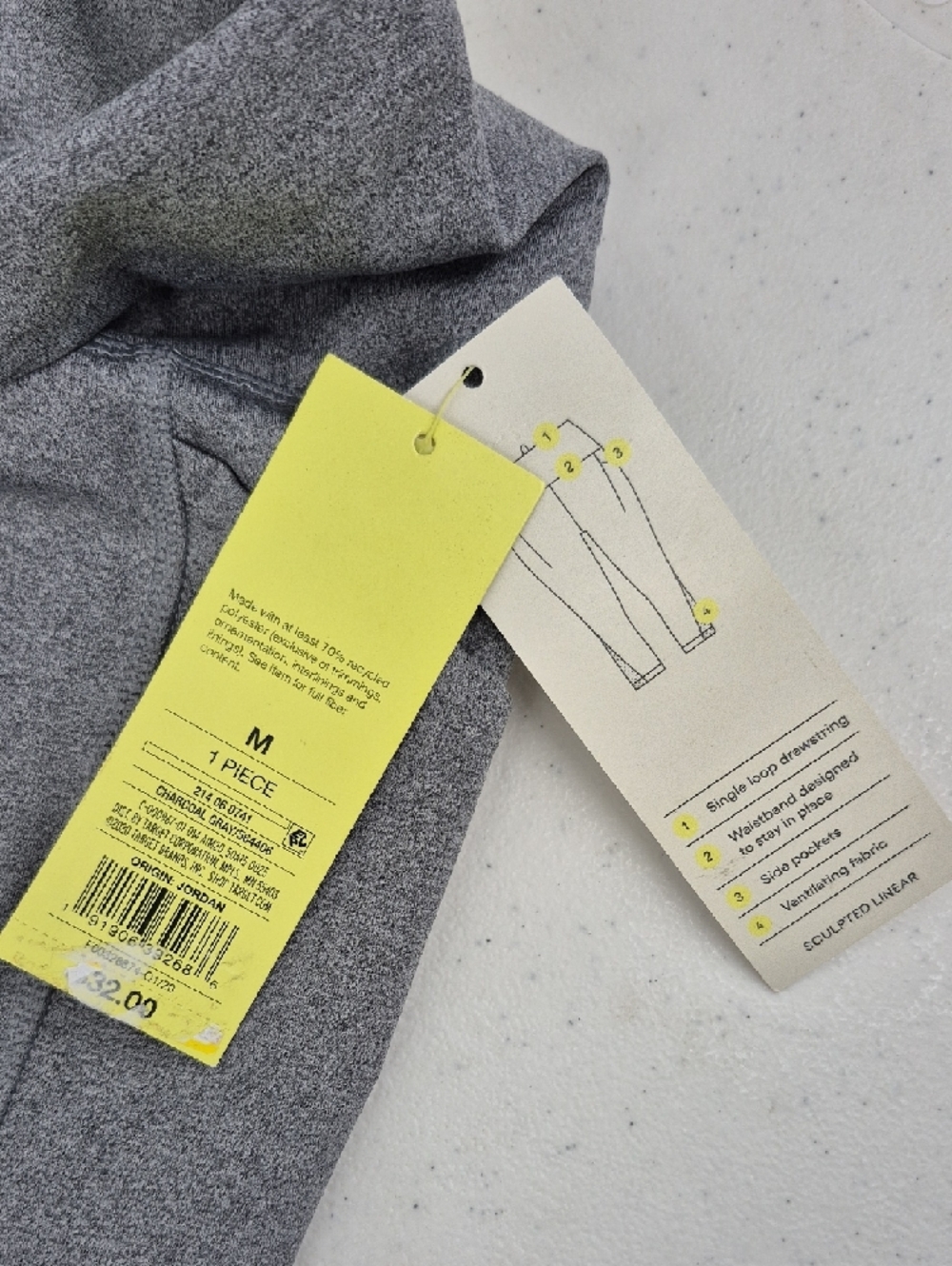 All In Motion Grey High Tise Capri - Picture 4 of 5